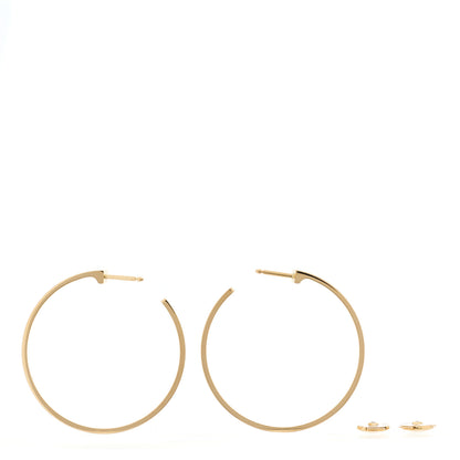 Cartier 18K Yellow Gold Large LOVE Hoop Earrings 4 of 5
