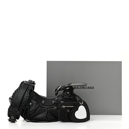 Balenciaga Agneau Arena Le Cagole Shoulder Bag XS Black 11 of 11