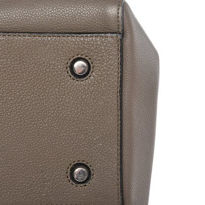 Celine Drummed Calfskin Medium Edge Shoulder Bag Grey 10 of 10
