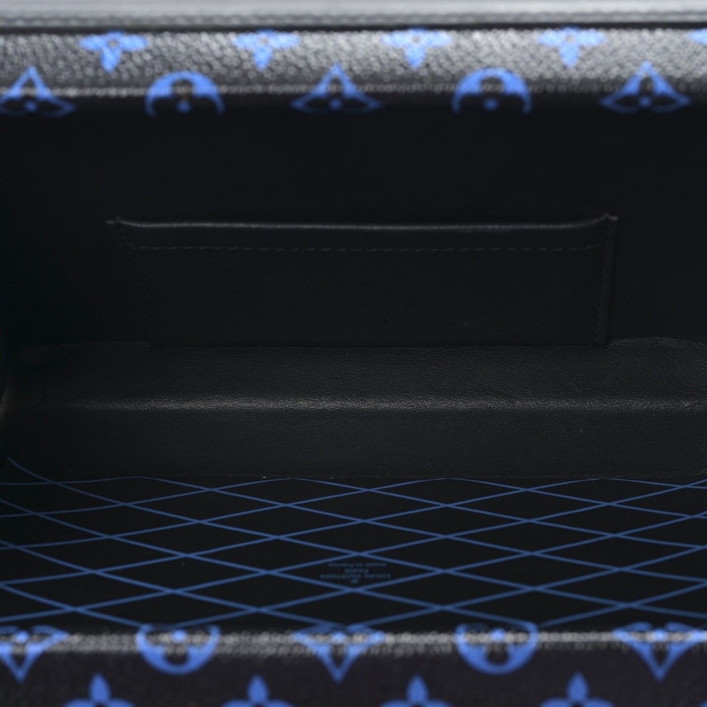 Monogram Petite Malle Blue Black