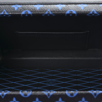 Louis Vuitton Monogram Petite Malle Blue Black 5 of 8