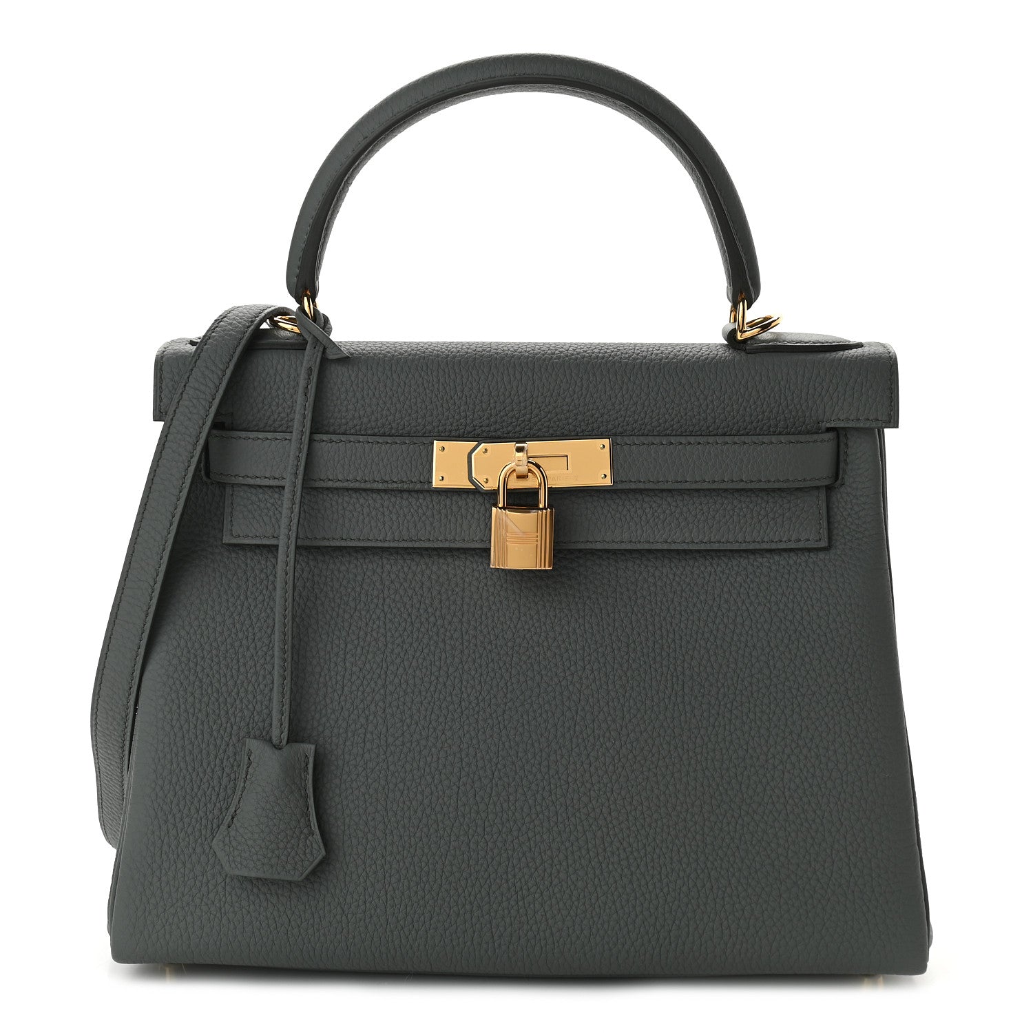 Hermes Togo Kelly Retourne 28 Vert Amande 1 of 10