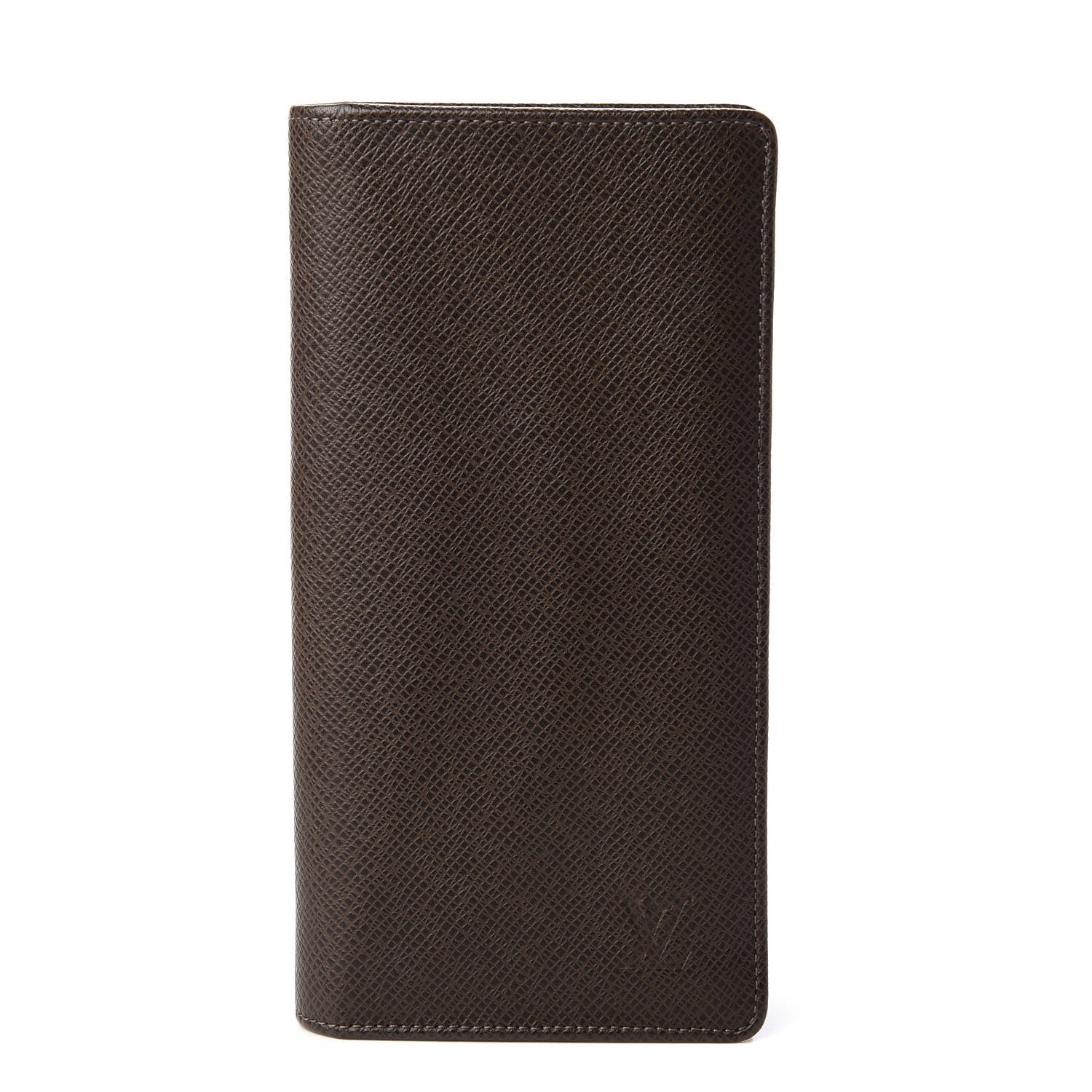 Louis Vuitton Taiga Brazza Wallet Grizzli 1 of 10