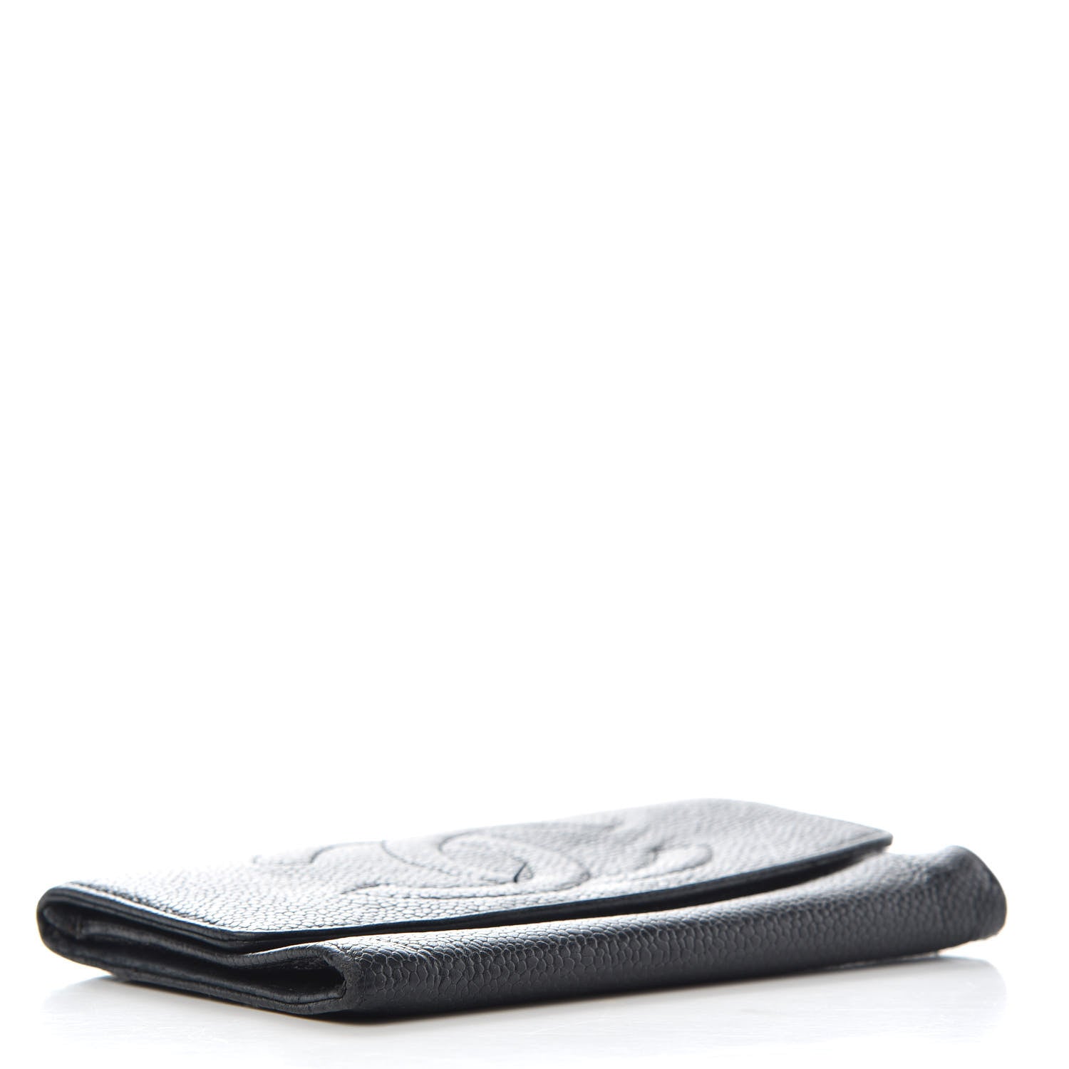 Chanel Caviar CC Timeless Flap Wallet Black 4 of 6