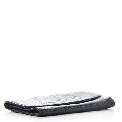 Chanel Caviar CC Timeless Flap Wallet Black 4 of 6