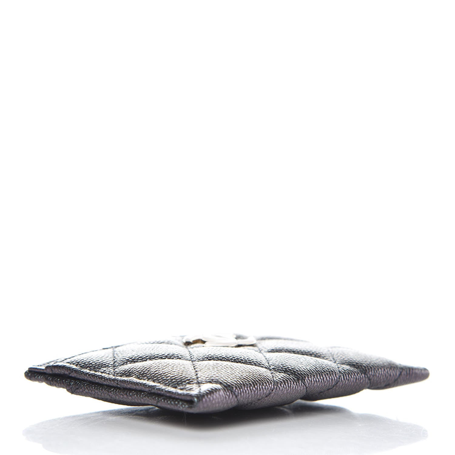 Chanel Iridescent Caviar Quilted Card Holder Black 4 of 10