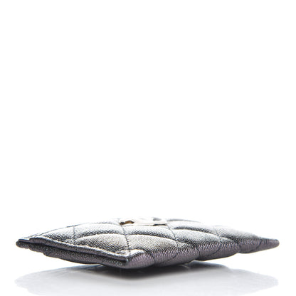 Chanel Iridescent Caviar Quilted Card Holder Black 4 of 10