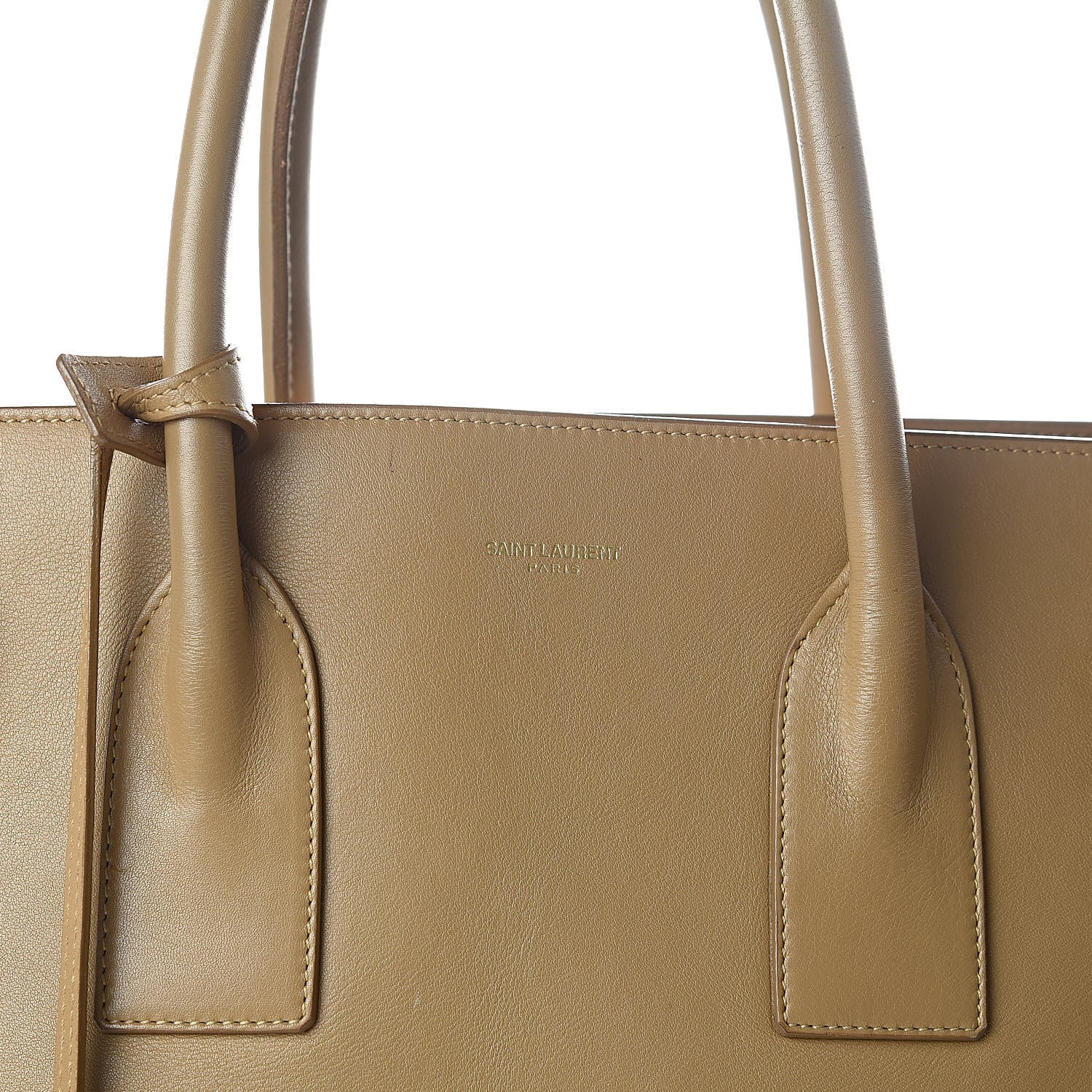 Saint Laurent Calfskin Large Sac de Jour Carryall Tan 24 of 24