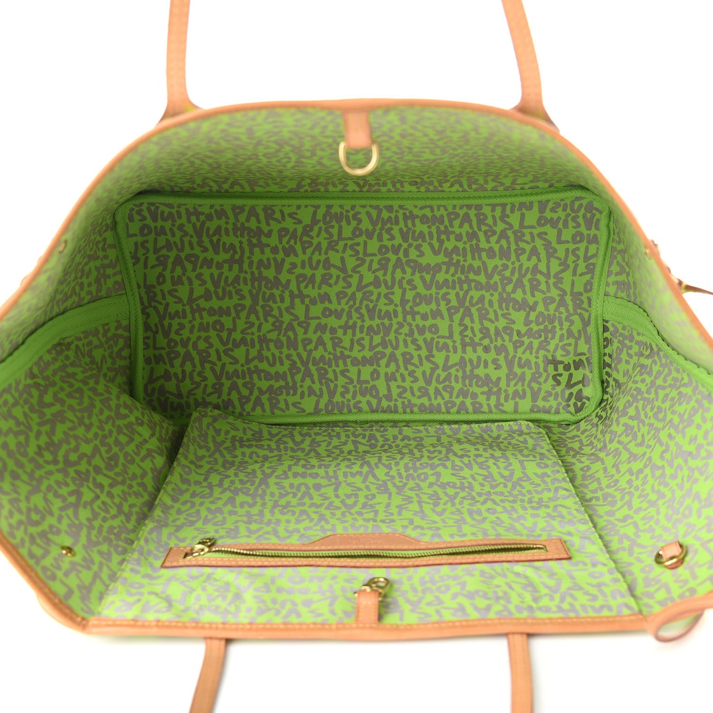 Monogram Graffiti Neverfull GM Green