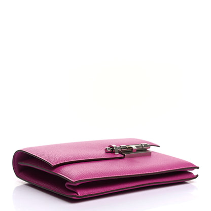Hermes Chevre Mysore Verrou Clutch Magnolia 4 of 11