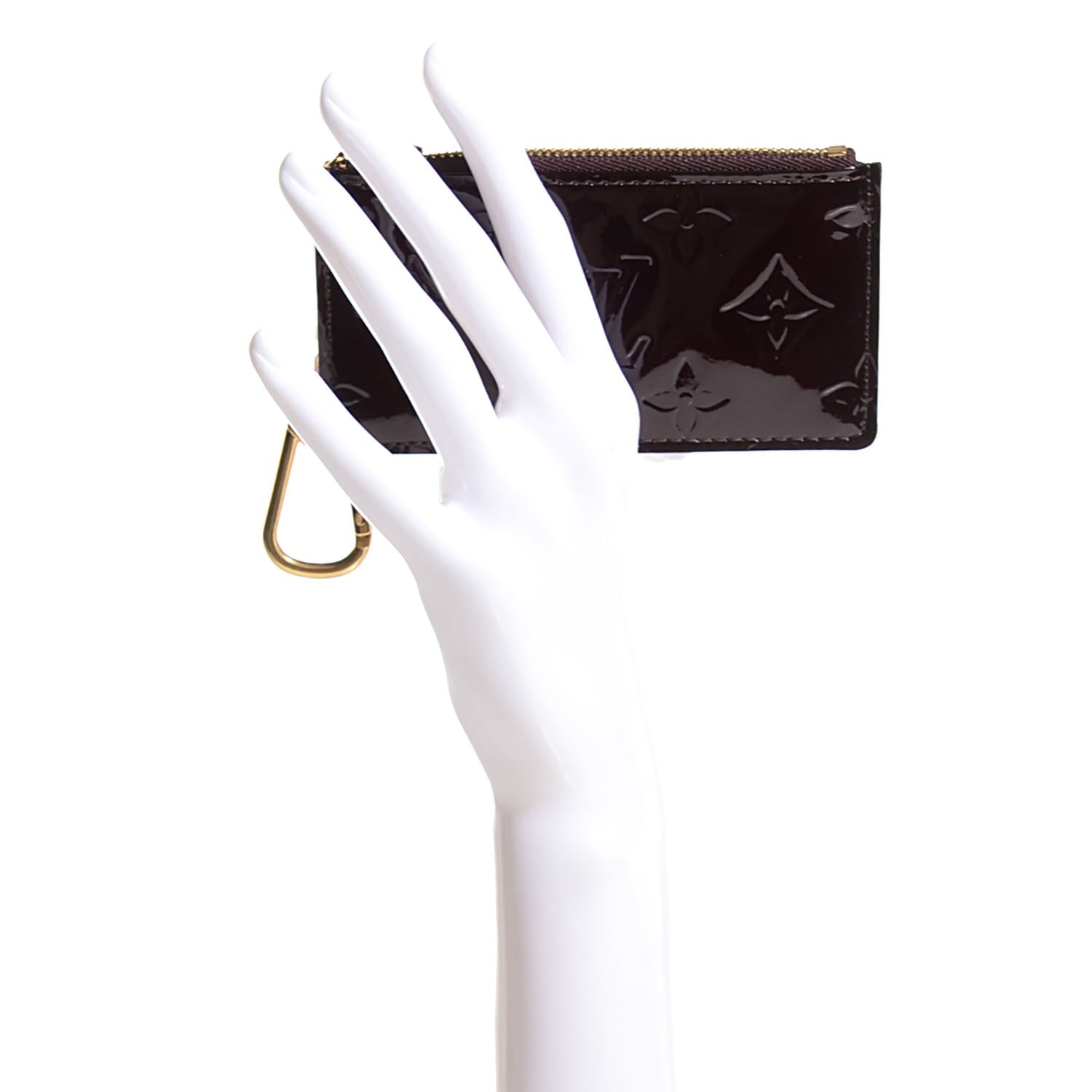 Louis Vuitton Vernis Pochette Key Pouch Amarante 2 of 8