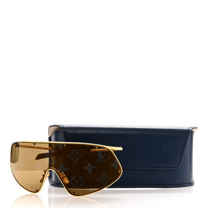 Louis Vuitton Metal LV Golden Mask Sunglasses Gold 7 of 7