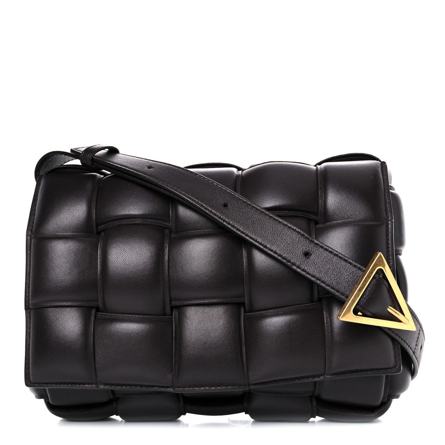 Bottega Veneta Paper Calfskin Maxi Intreccio Padded Cassette Crossbody Bag Fondant 1 of 10