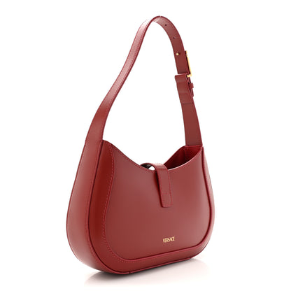 Versace Calfskin Small Greca Goddess Hobo Parade Red 3 of 10