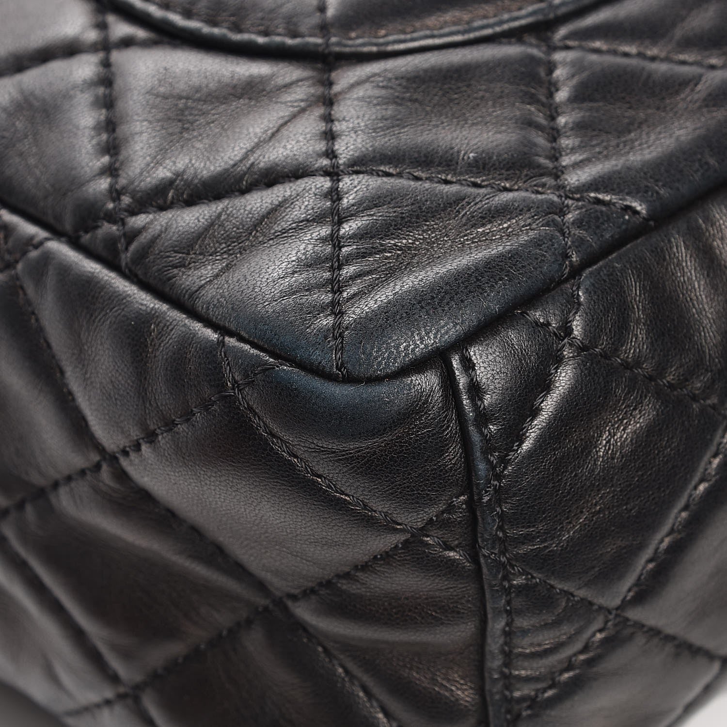 Chanel Lambskin Quilted Maxi Single Flap Black 11 of 14