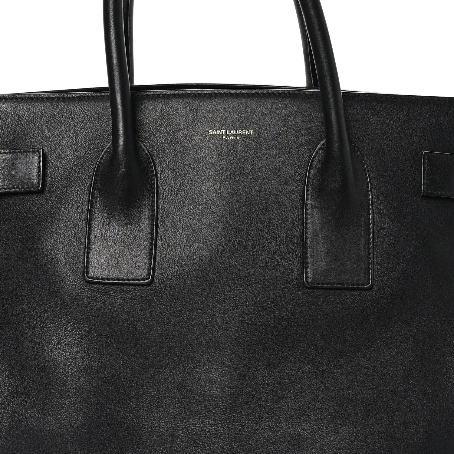 Saint Laurent Calfskin Large Sac De Jour Carryall Black 9 of 17