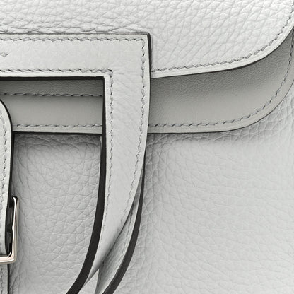 Hermes Taurillon Clemence Halzan 25 Halzan Bleu Pale 8 of 11
