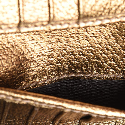 Gucci Monogram Princy Compact French Flap Wallet Gold 7 of 7