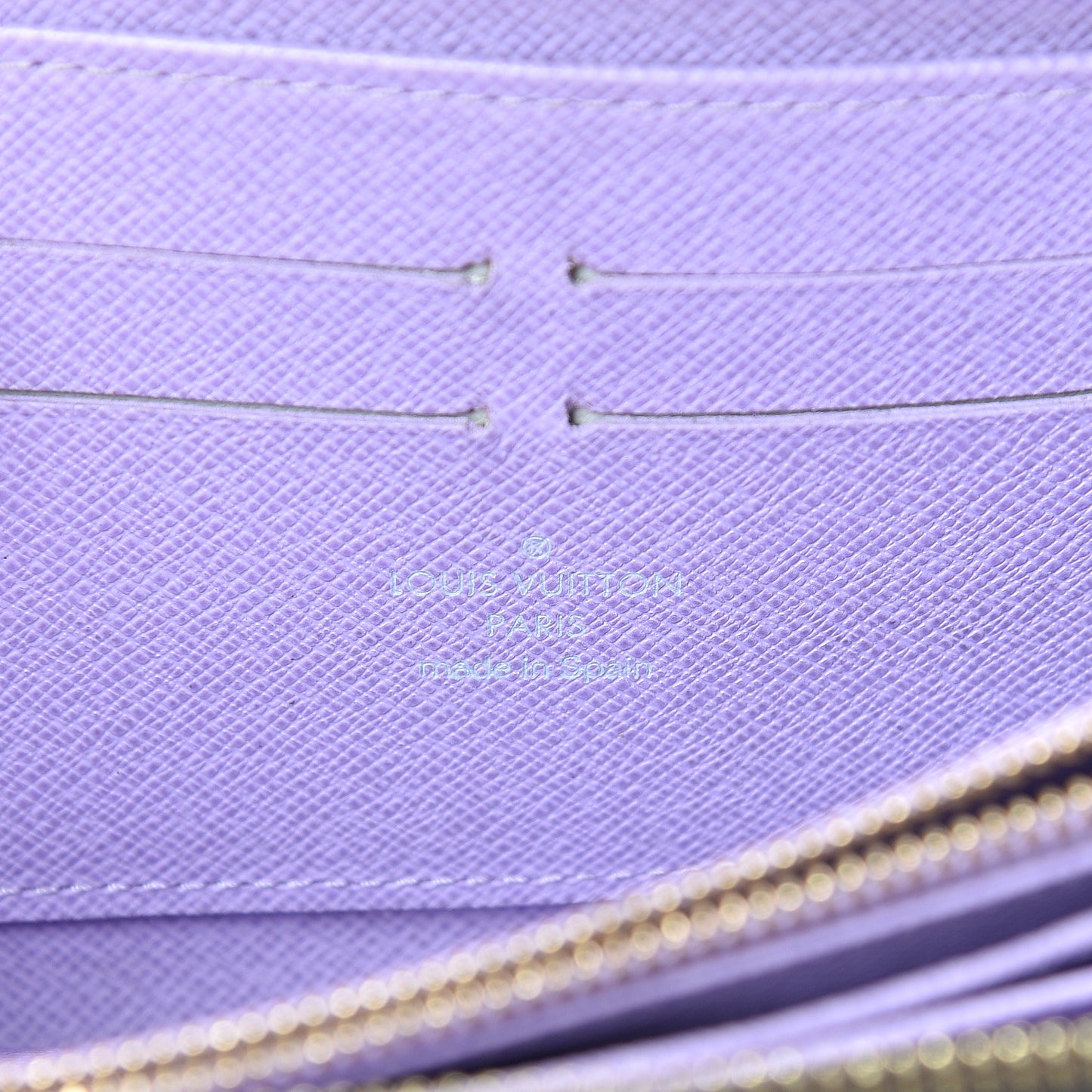 Monogram Multicolor Zippy Wallet Black Violet