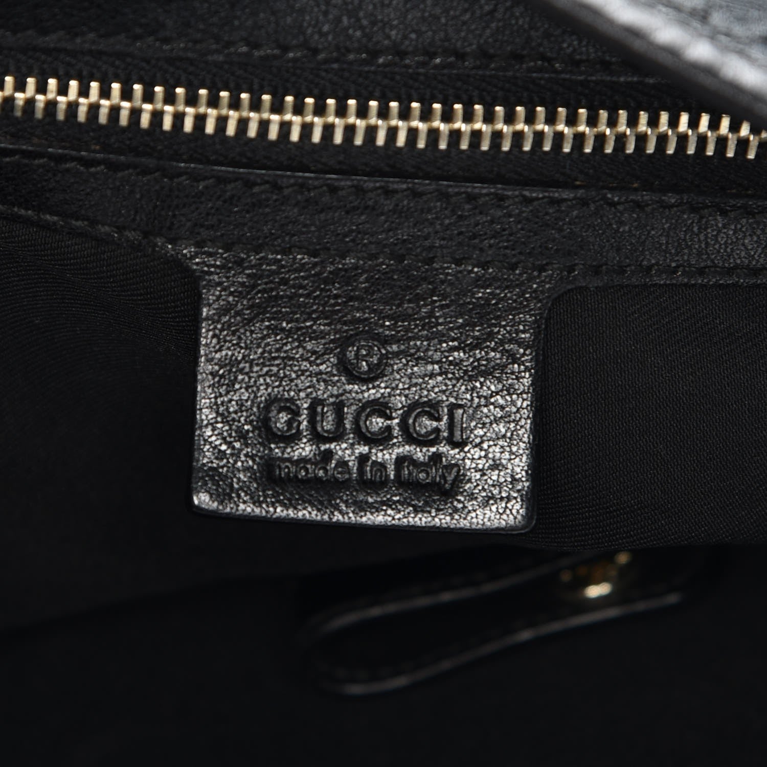 Gucci Monogram Medium Pelham Shoulder Bag Black 6 of 7