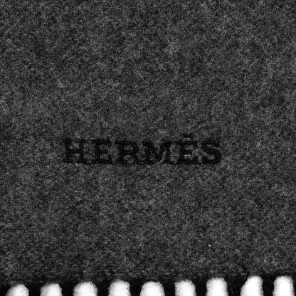 Hermes Cashmere Muffler Black 4 of 4