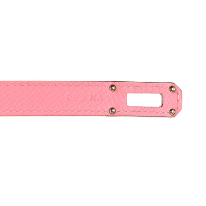 Hermes Epsom Kelly Longue Wallet Rose Confetti 7 of 8