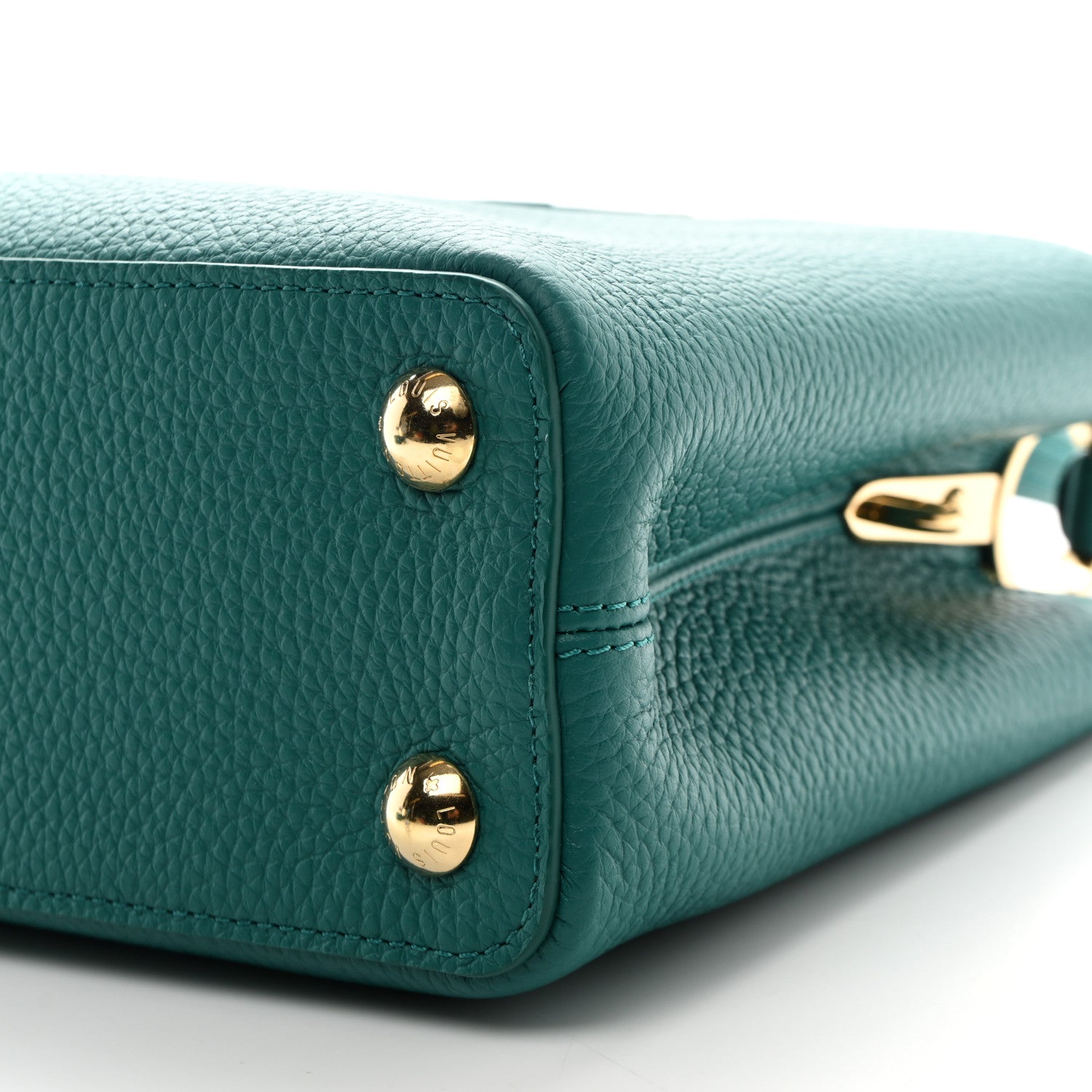 Louis Vuitton Taurillon Capucines BB Green 9 of 9