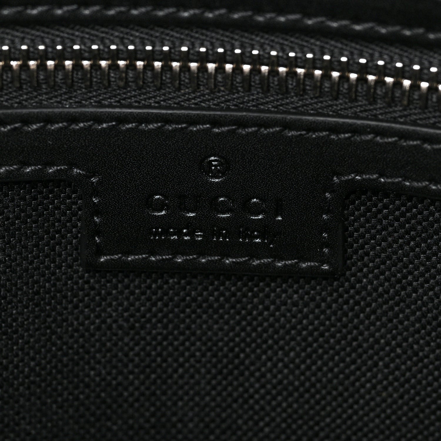 Gucci GG Supreme Monogram Appia Calfskin Web Briefcase Black 6 of 8