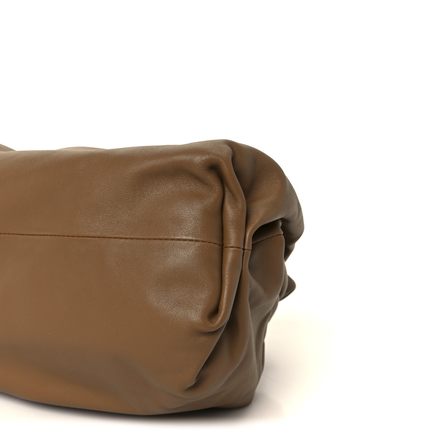 Bottega Veneta Smooth Butter Calf The Pouch Oversized Clutch Teak 11 of 11