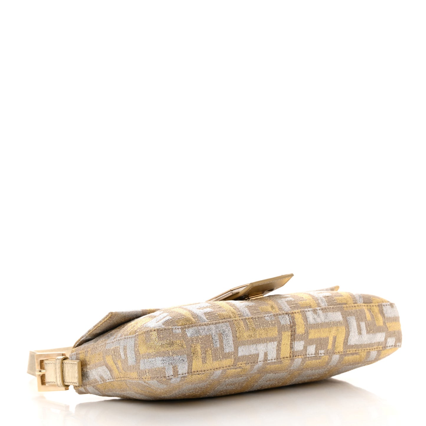 Metallic Lurex Zucca Baguette Gold Silver