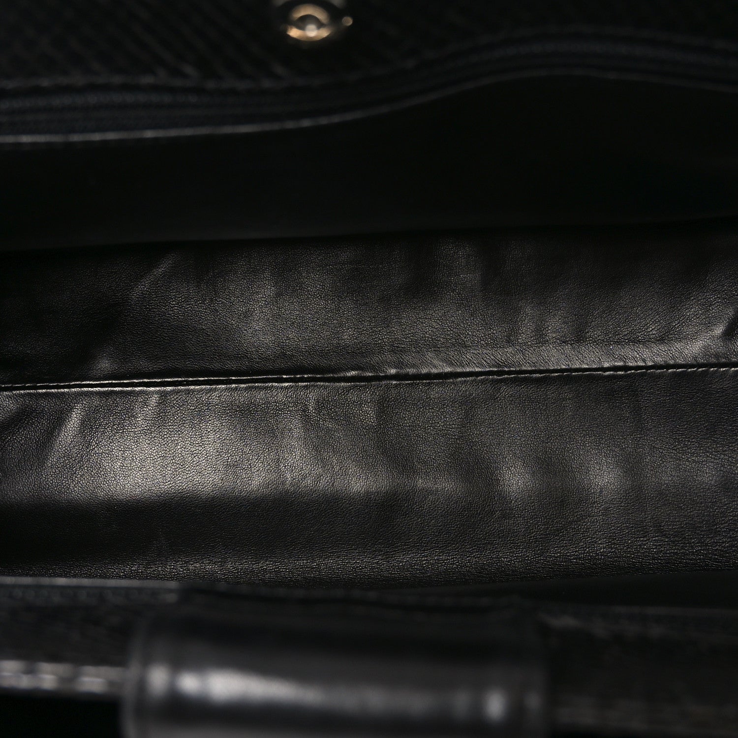Chanel Snakeskin Executive Cerf Shopper Tote Black 6 of 12