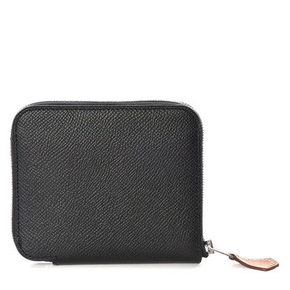 Hermes Epsom Silk'in Compact Wallet Black 1 of 8