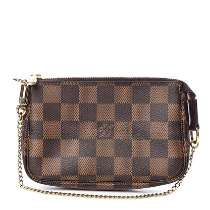 Louis Vuitton Damier Ebene Mini Pochette Accessories 1 of 9