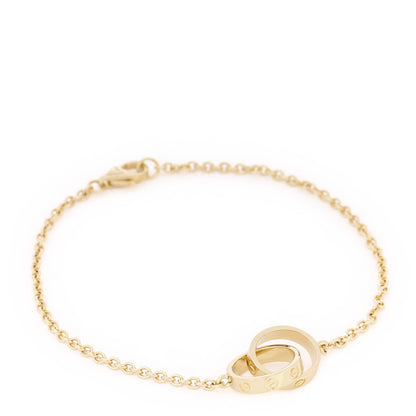 Cartier 18K Yellow Gold Interlocking LOVE Bracelet 1 of 4