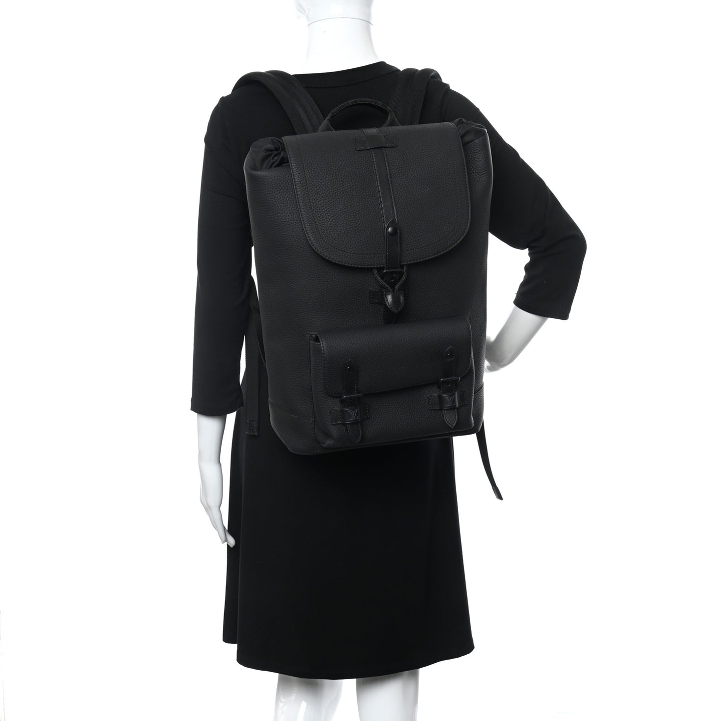 Taurillon Christopher Slim Backpack Black