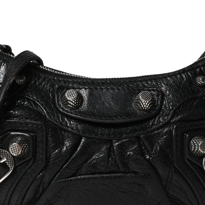 Balenciaga Agneau Arena Le Cagole Mini Purse With Chain Black 9 of 11