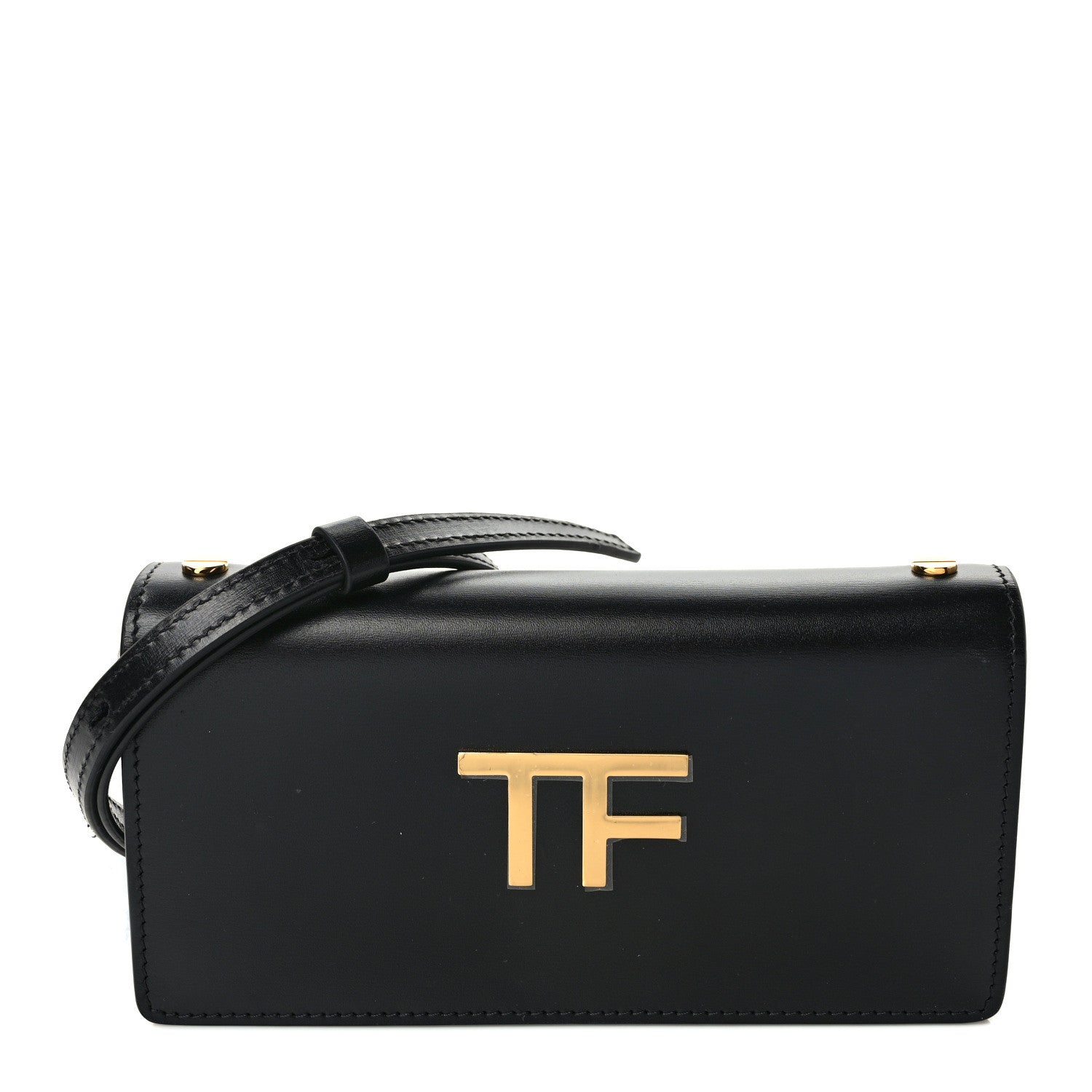 Tom Ford Palmellato Calfskin TF Mini Bag Black 1 of 8