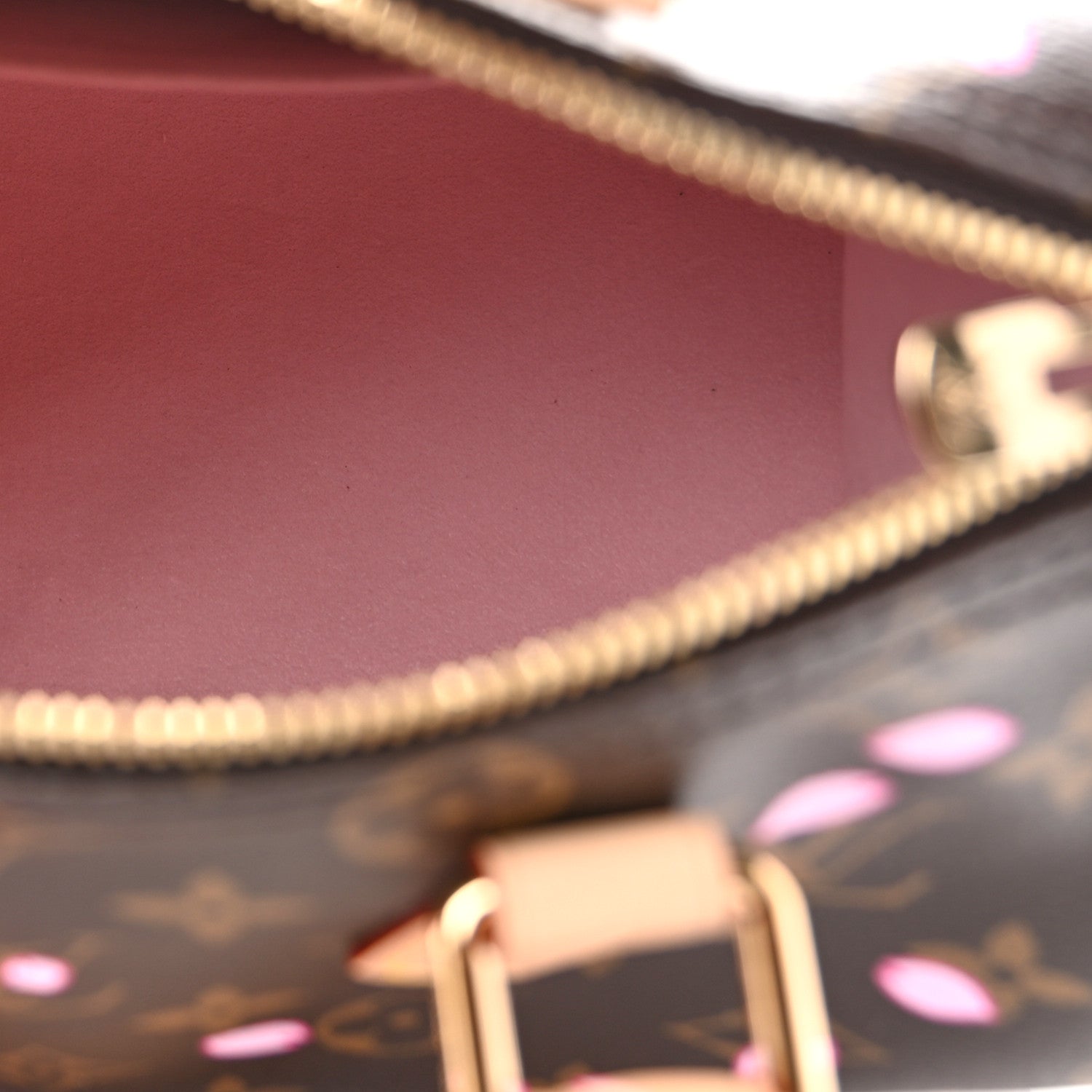 Louis Vuitton LV X TM Monogram Cherry Blossom Speedy Bandouliere 25 Sakura Brown 5 of 9