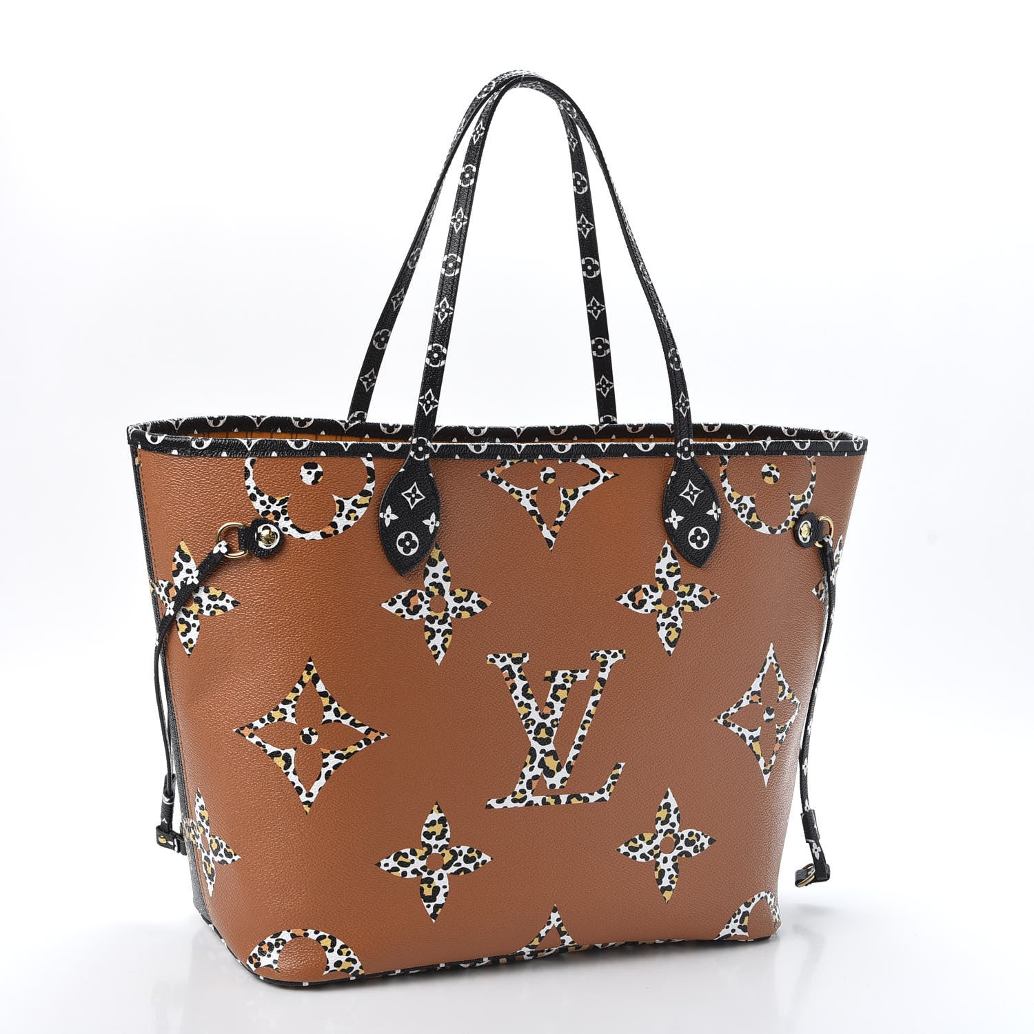 Louis Vuitton Monogram Giant Jungle Neverfull MM Black 2 of 9