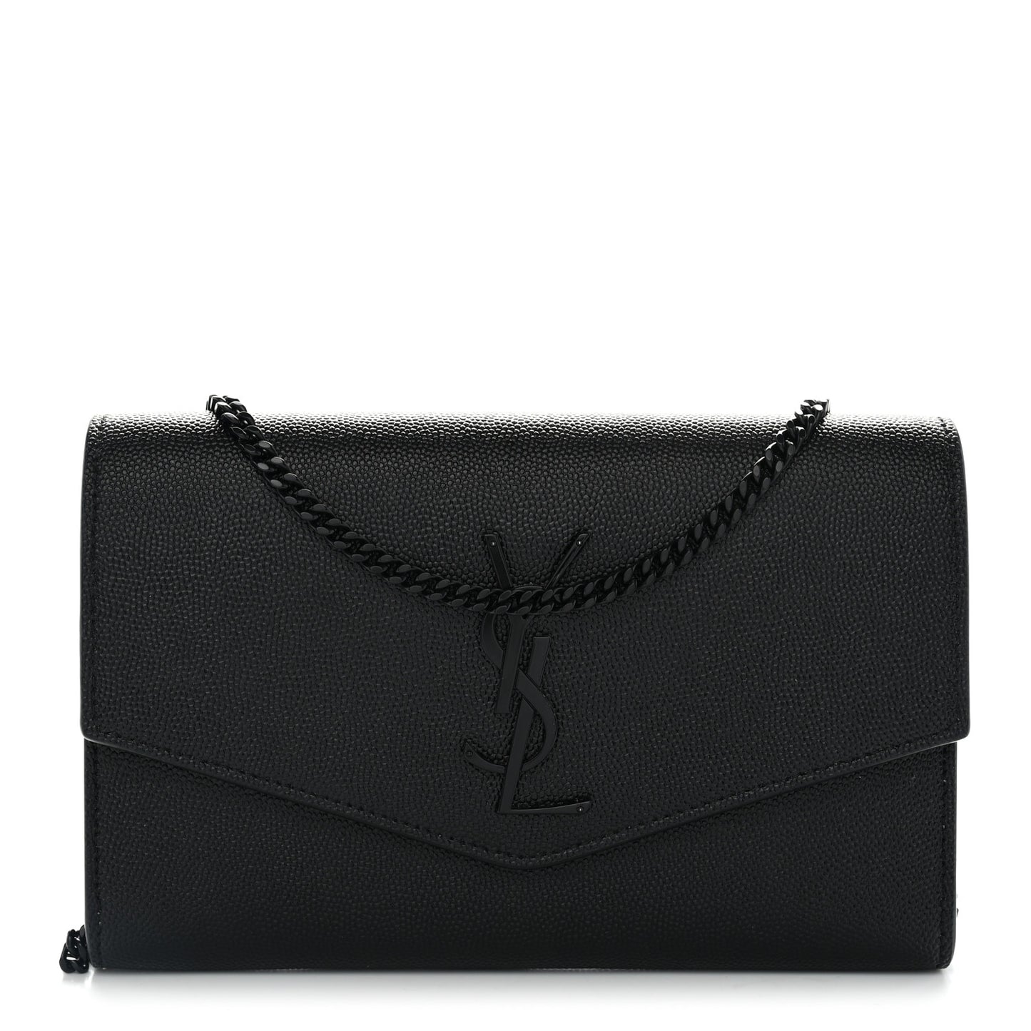 Grain De Poudre Monochrome Uptown Chain Wallet Black