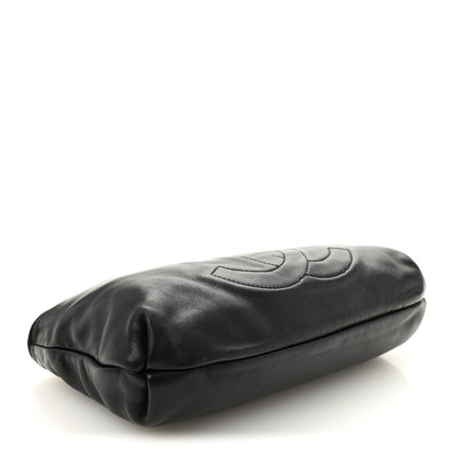 Chanel Lambskin Soft Chain Pochette Black 4 of 10