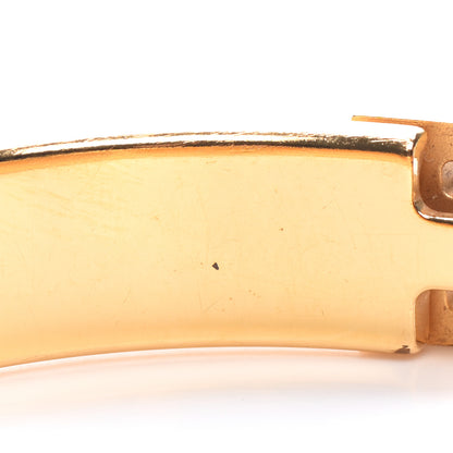 Hermes Enamel Narrow Clic Clac H Bracelet GM Black 6 of 8