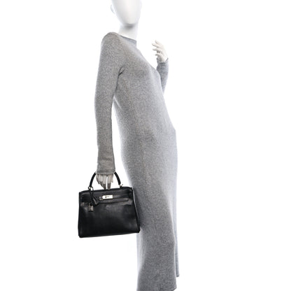 Hermes Evergrain Kelly Retourne 28 Black 2 of 11