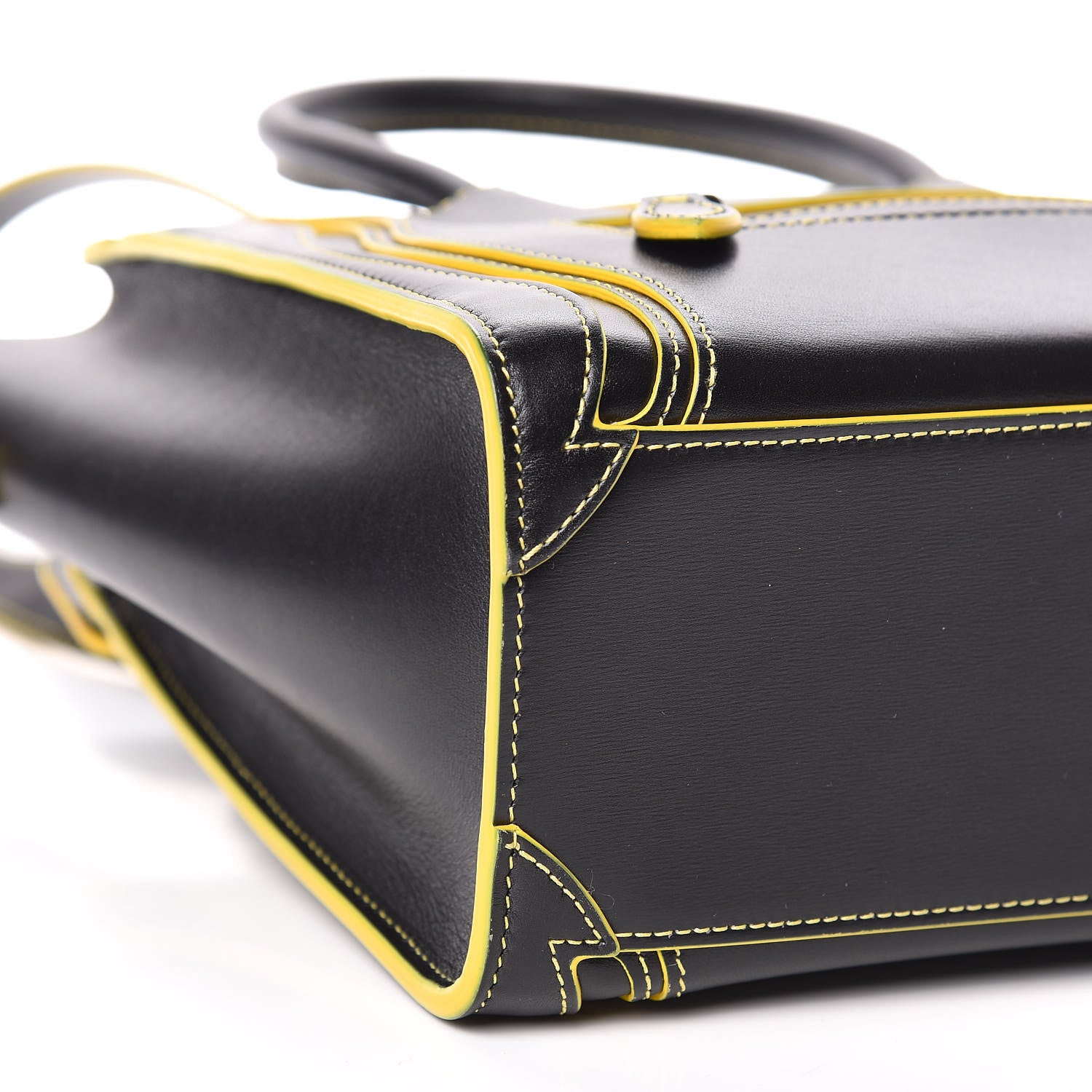 Celine Satin Calfskin Nano Debossed Luggage Black 10 of 11