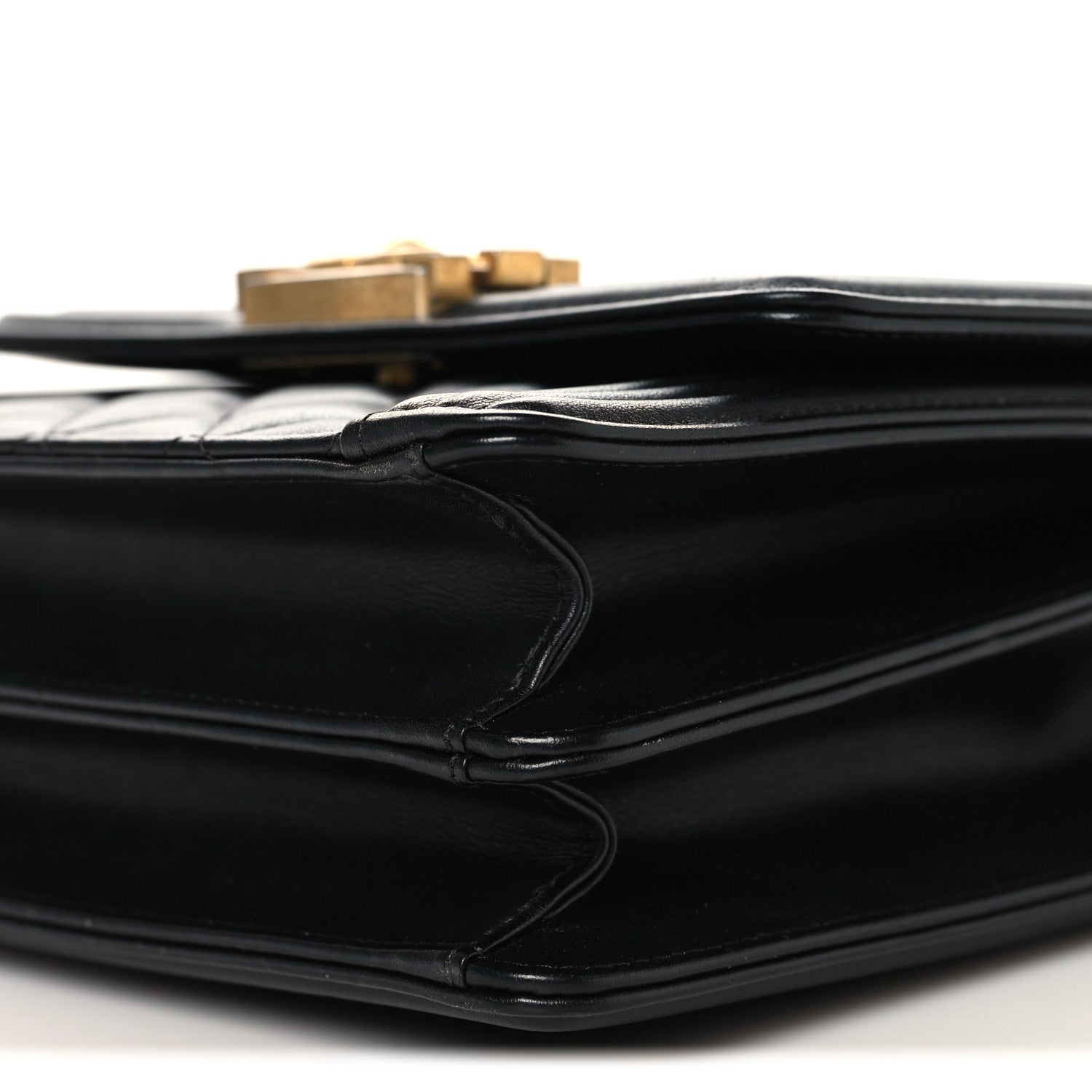 Chanel Calfskin Quilted North South Boy Flap Black 10 of 10