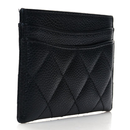 Chanel Caviar Quilted Card Holder Black 3 of 9