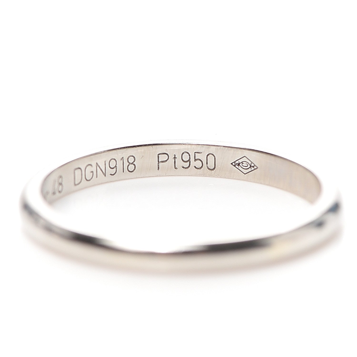 Cartier Platinum 2mm 1895 Wedding Band Ring 48 4.5 5 of 7