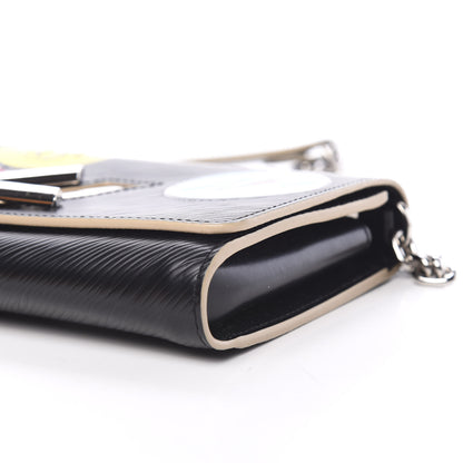 Louis Vuitton Epi World Tour Twist Chain Wallet Black 6 of 9
