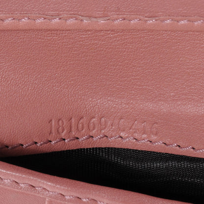 Gucci Monogram Selleria Calfskin Web Ladies Web French Wallet Pink 7 of 8