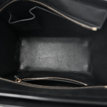 Celine Textured Calfskin Micro Tri-Color Luggage Olive 4 of 13